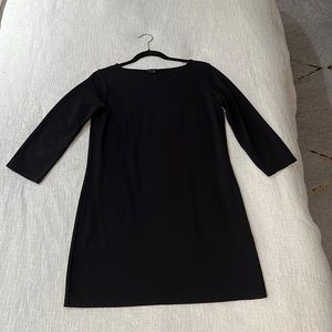 Black theory shift dress